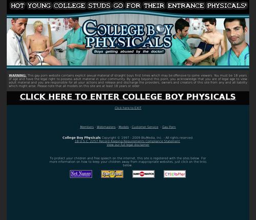 college boy physicals