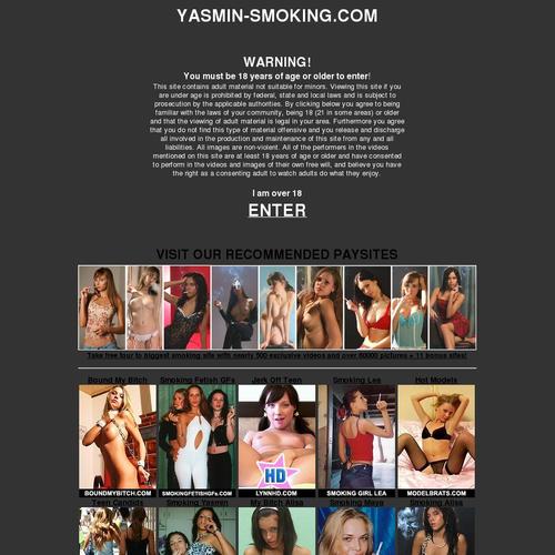 yasmin smoking